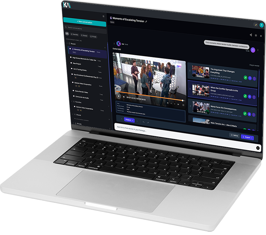 KAI featured by Amplify at IBC 2026 for AI-assisted footage discovery and editing