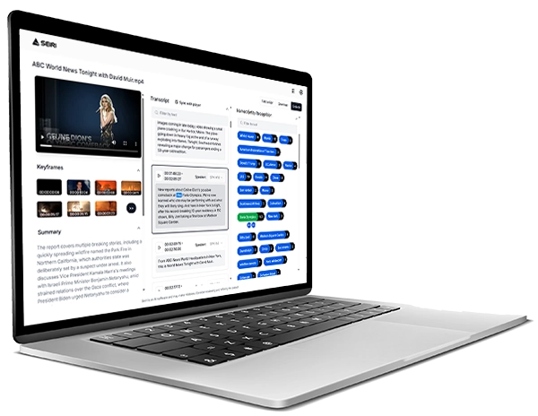 Seiri media knowledge and metadata interface